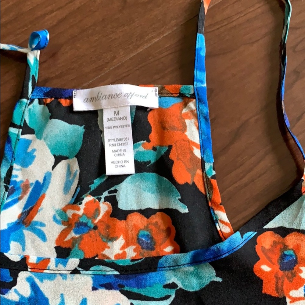 Floral Racerback Tank - Picture 3 of 4